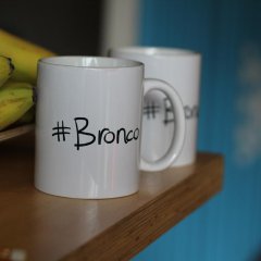Bronco mugs