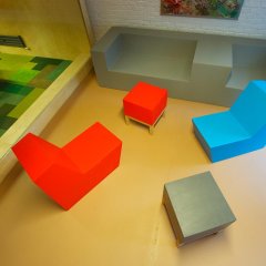 The office breakout space